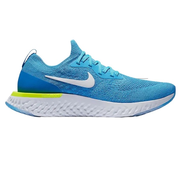 Nike Other - Nike Men’s 10 Epic React Flyknit
Colorway: Blue Glow/White-Photo Blue-Volt Glow